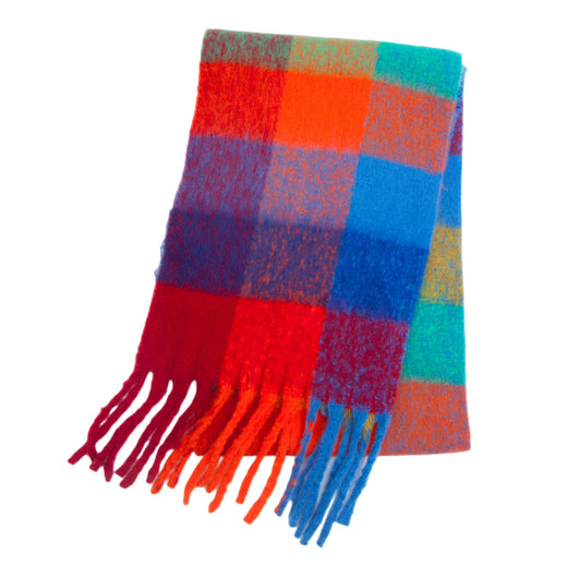 Bufanda Gruesa Cuadros Otoño Invierno - Diseño Multicolor Elegante - Image 29
