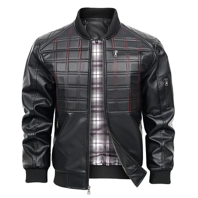 Chaqueta de Cuero para Hombre Primavera Otoño - Image 4