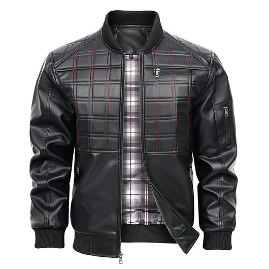 Chaqueta de Cuero para Hombre Primavera Otoño - Image 4