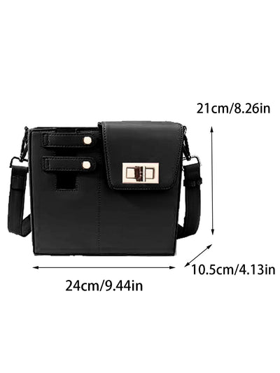 Bolso Crossbody con Diseño de Patrón de Piedra - Image 12