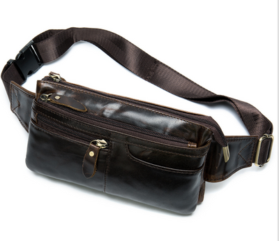 Bolsa Retro de Cuero para Hombre - Mensajero de Estilo Vintage - Image 9