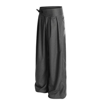 Pantalones Casuales Sofisticados Unisex Corte Relajado Estilo Retro Americano - Image 10