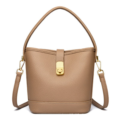 Bolso de Cuero Minimalista Bandolera Multicapa - Diseño Versátil y Elegante - Image 8