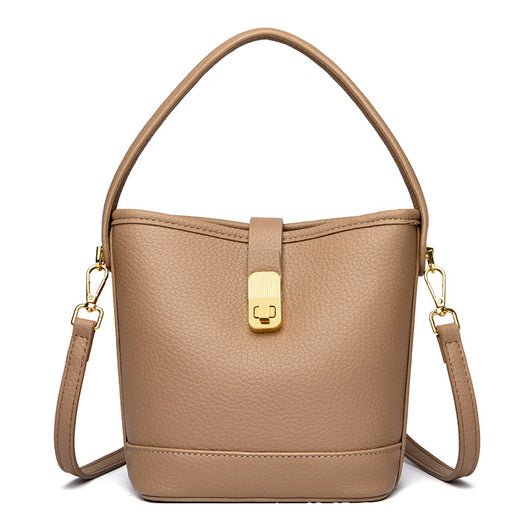 Bolso de Cuero Minimalista Bandolera Multicapa - Diseño Versátil y Elegante - Image 8