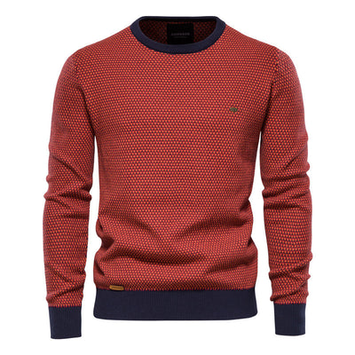 Sudadera Hombre Cuello Redondo Bicolor Estilo Europeo - Image 3
