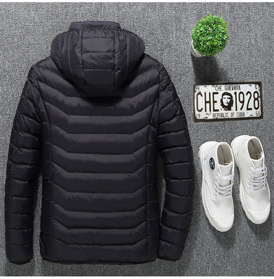 Chaqueta Térmica Calefactable USB - Abrigo Eléctrico Calentado para Hombre - Image 11
