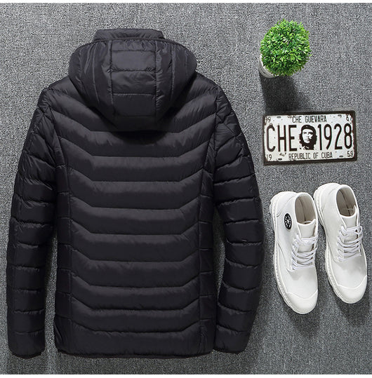 Chaqueta Térmica Calefactable USB - Abrigo Eléctrico Calentado para Hombre - Image 11