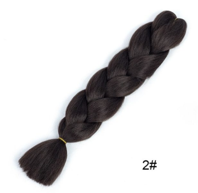 Peluca Sintética Trenzas Gruesas Estilo Dirty Braid - Image 3