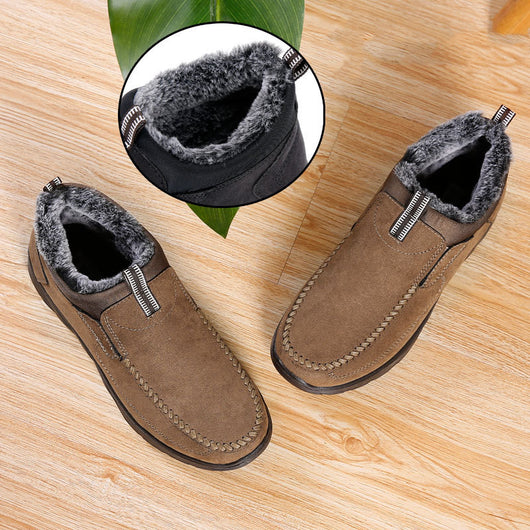Zapatos Cómodos Beijing para Hombre - Algodón Acolchado Calidez - Image 6