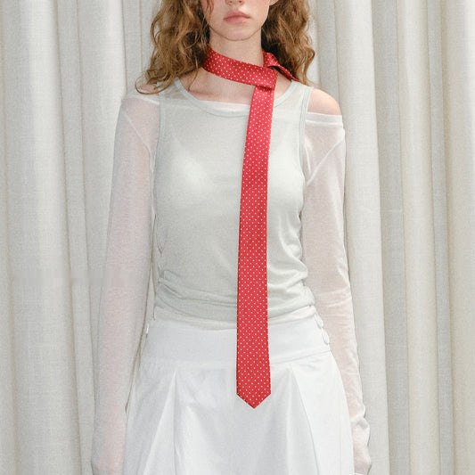 Corbata Universitaria Diseño Coreano - Camisa de Estilo College