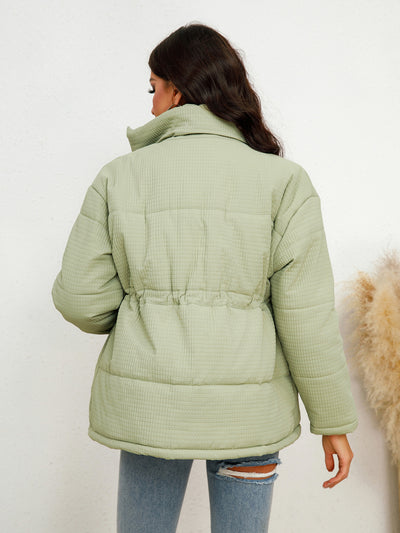 Chaqueta de Algodón con Cintura Ajustable y Cordones - Image 10