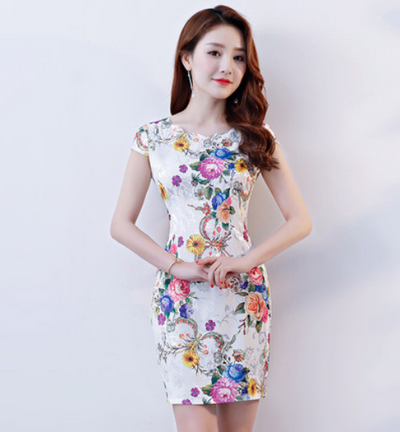 Vestido Cheongsam Elegante para Verano - Image 21