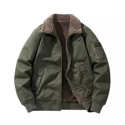 Overol Casual Holgado de Algodón Grueso Forrado en Fleece para Tallas Grandes - Image 3