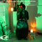 Placa Decorativa Bruja Halloween con Activación por Voz e Inducción Inteligente