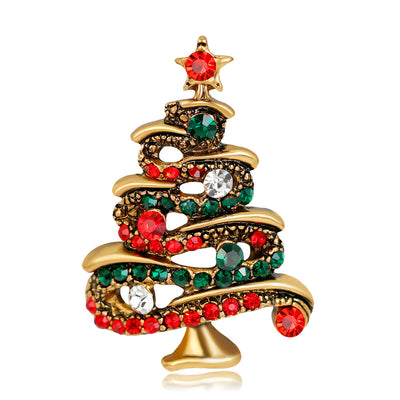 Broche Navideño Árbol de Navidad y Papá Noel - Image 5