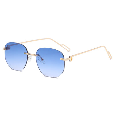 Gafas de Sol Marco Pequeño con Bordes Cortados para Mujer - Image 2