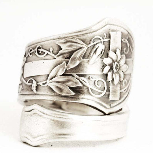 Anillo de Cruz con Flor Militar Ajustable - Image 8