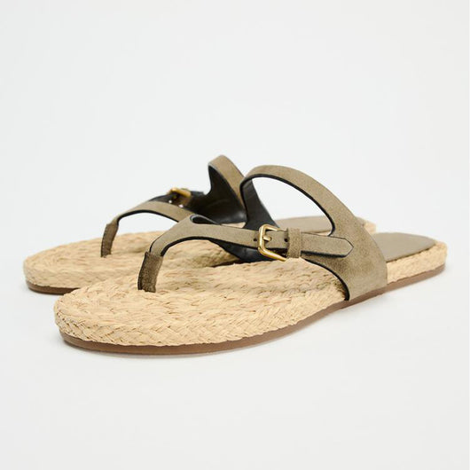 Sandalias Tejidas para Mujer - Chanclas Cómodas de Verano para Playa y Exterior - Image 4