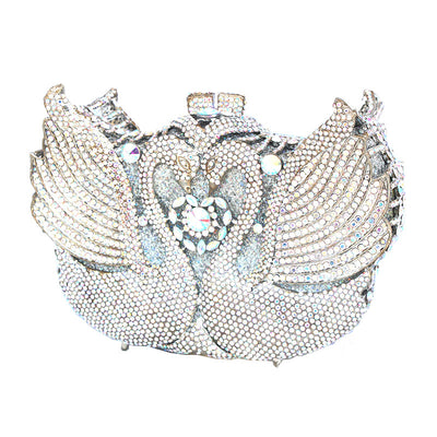 Bolso Pequeño Swan Moon con Lentejuelas y Diamantes - Image 6
