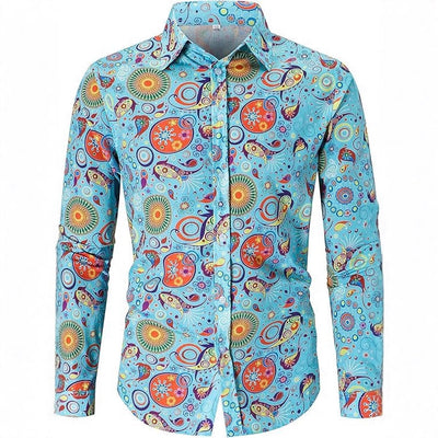 Camisa Manga Larga Estampado Floral para Hombre - Image 3