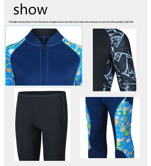 Traje de Buceo 3mm con Mangas Largas y Pantalón Completo para Snorkel - Image 17