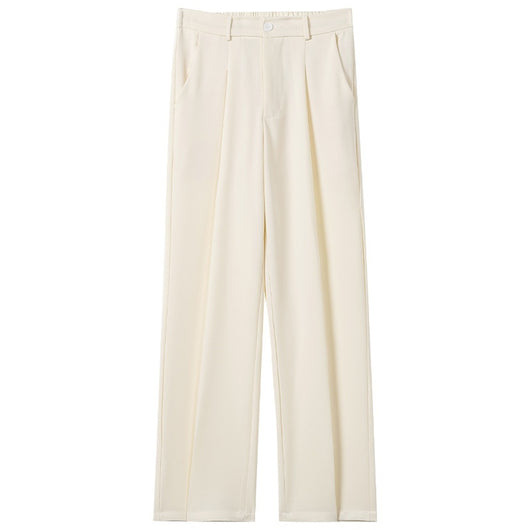 Pantalones de Traje Rectos con Caída Elegante para Hombre - Image 9