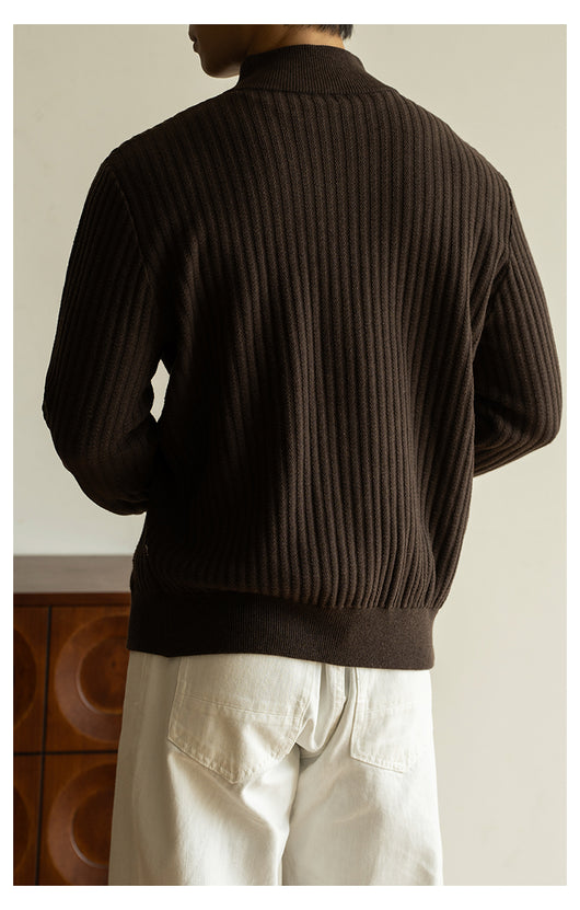 Cardigan con Cierre Casual para Hombre - Suéter Abrigo Versátil - Image 16