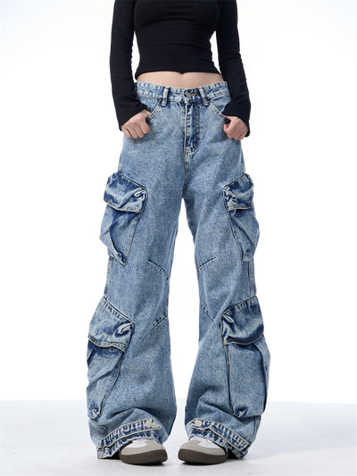 Pantalones de Trabajo Mujer Talle Ancho con Bolsillos Múltiples - Image 22