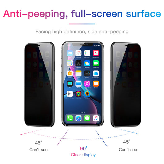 Protector de Pantalla Curvo Privacidad 0.23mm para iPhone XR 11 - Cristal Templado Borde Infinito - Image 18