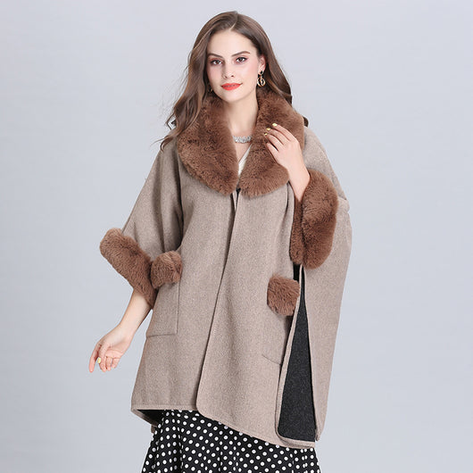 Cardigan de Lana con Cuello de Piel y Bolsillos - Image 7