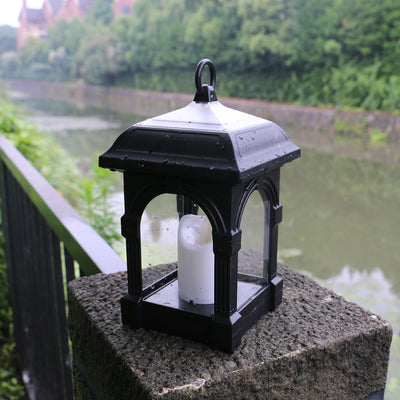 Linterna Solar Colgante para Jardín con Vela LED - Image 9