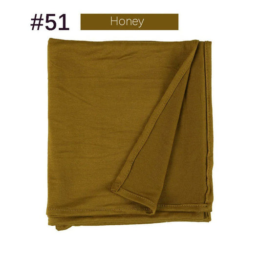 Bufanda de Jersey de Algodón Mercerizado con Puntas Cerradas - Image 55