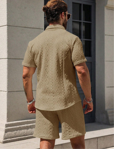 Camisa Casual Suelta de Manga Corta para Hombre - Image 28