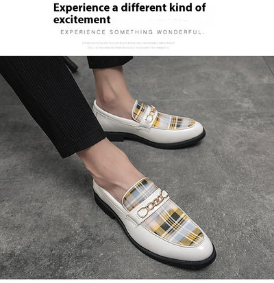 Zapatos Casuales de Cuero con Punta para Hombre - Image 42