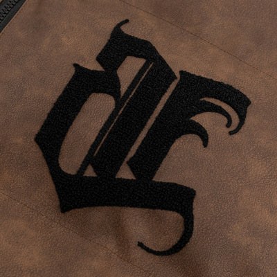 Chamarra Acolchada de Algodón con Letras Bordadas para Hombre - Image 3
