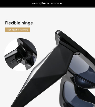 Gafas de Sol Retro Montura Cuadrada Efecto Ojo de Gato - Image 21