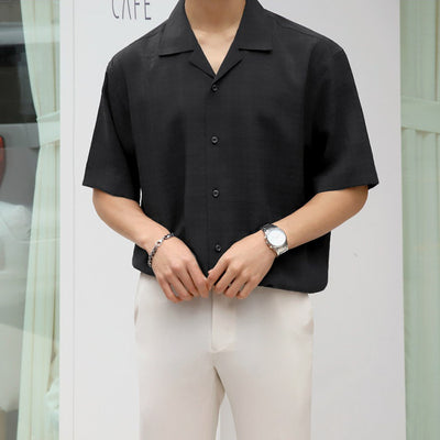 Camisa a Cuadros de Manga Corta para Hombre - Estilo Casual y Fresco - Image 4