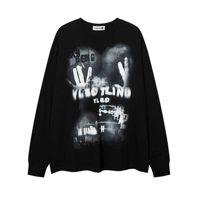 Playera Estampada con Patrón Abstracto para Hombre - Image 5