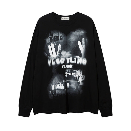 Playera Estampada con Patrón Abstracto para Hombre - Image 5