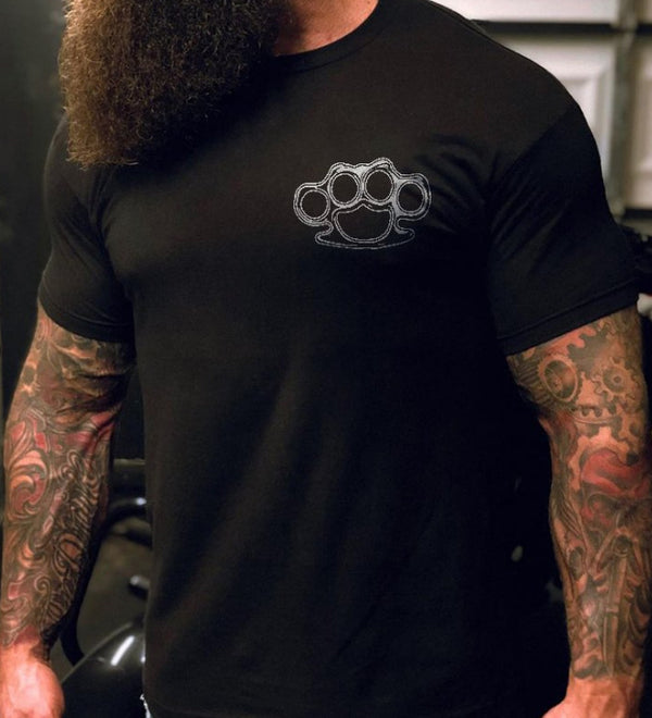 Playera Casual Estampada de Manga Corta para Hombre - Image 2