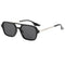 Gafas de Sol Retro Marco Negro Doble Lente - Estilo Vintage Clásico