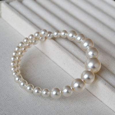 Pulsera de Perlas Degradadas - Elegancia Refinada para Mujeres - Image 11