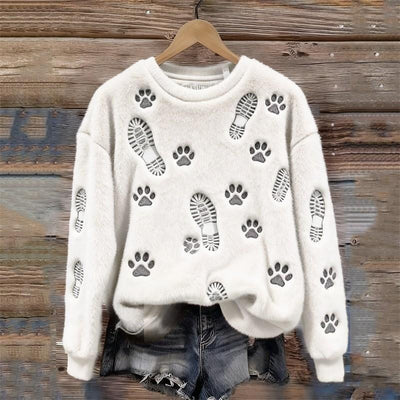 Sudadera Cuello Redondo con Pelaje Sintético para Otoño e Invierno - Image 24