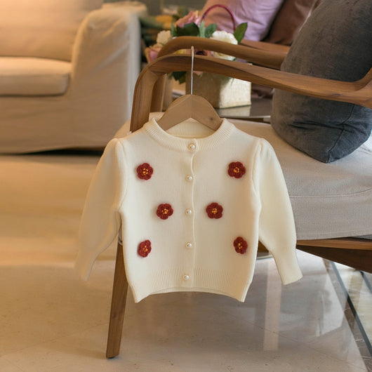 Cardigan Infantil Floral para Niñas - Image 6