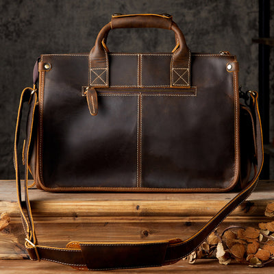 Bolso de Cuero para Hombre Estilo Cartero con Personalidad - Image 4