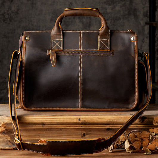 Bolso de Cuero para Hombre Estilo Cartero con Personalidad - Image 4