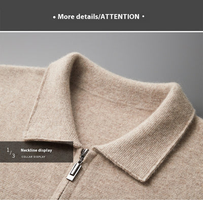 Cardigan Saco Tejido Oversize con Solapas Gruesas para Hombre - Image 15