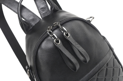 Mochila de Cuero Compacta Multiusos con Compartimento Perfumado - Image 18