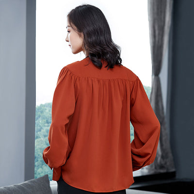 Blusa de Gasa Manga Larga para Mujer - Ideal para Otoño - Image 5