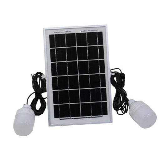 Lámpara Solar Bifurcada para Jardín - Iluminación Inteligente Dual